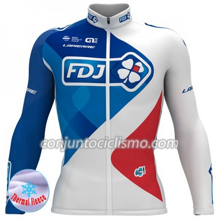 Maillot Invierno Termico 2017 FDJ N001